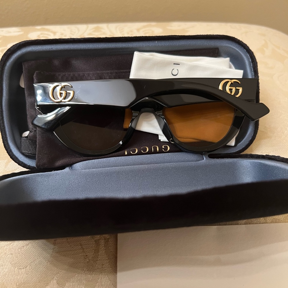 Gucci Cat Eyes Sunglasses All Inclusion NWT - Picture 6 of 17